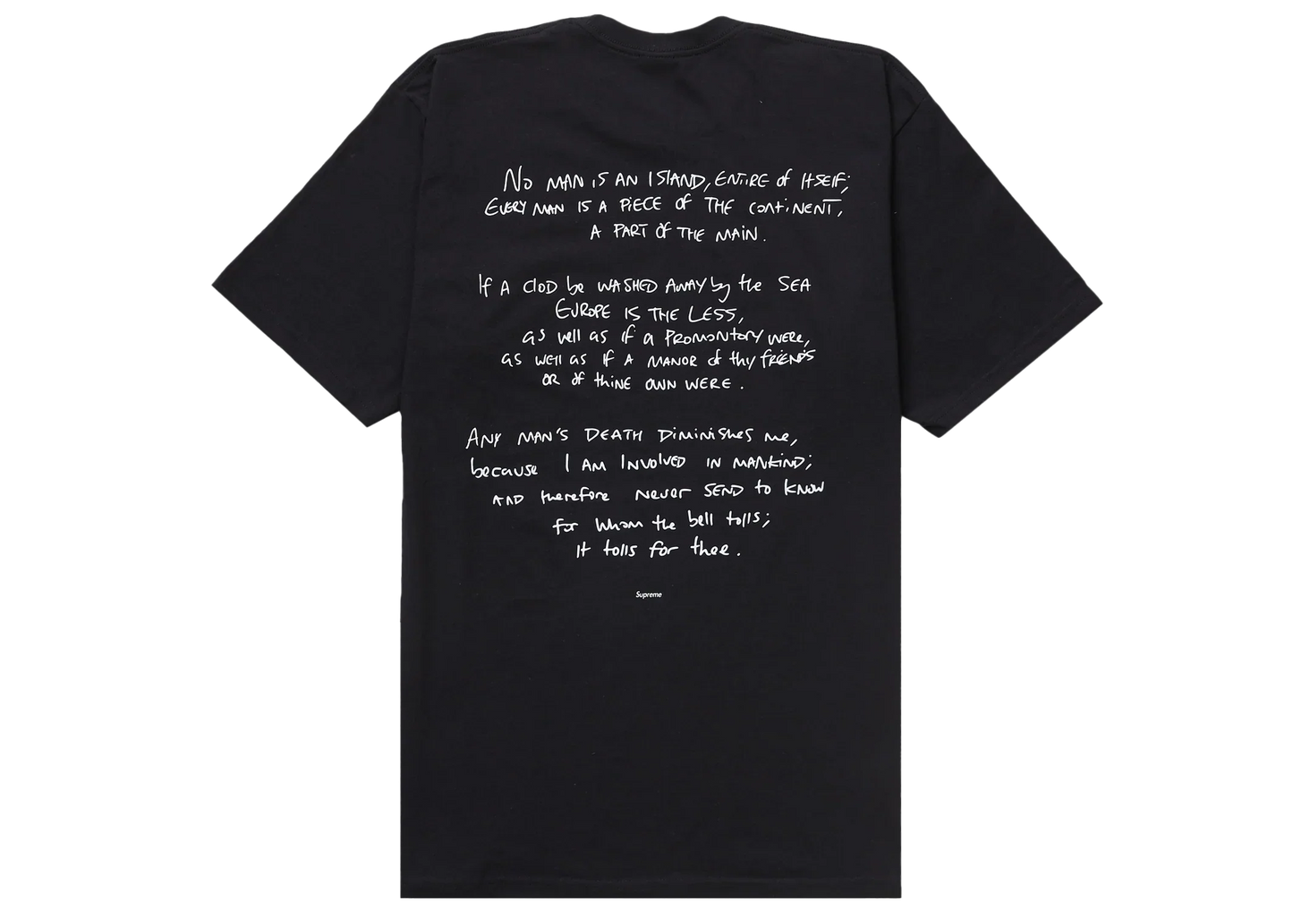 Supreme Corteiz Rules The World Tee Black